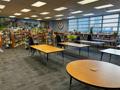Lamping - Frank Elementary School Library in Henderson