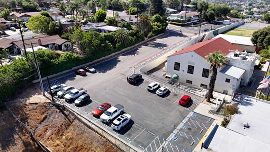 Olive Elementary School Parking Lot in Orange