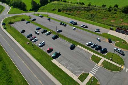 Hardin Valley Middle School Parking Lot in Knoxville