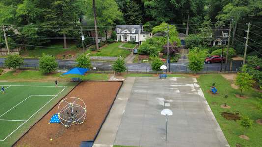 Morningside Elementary School Outdoor Basketball Court in Atlanta 2