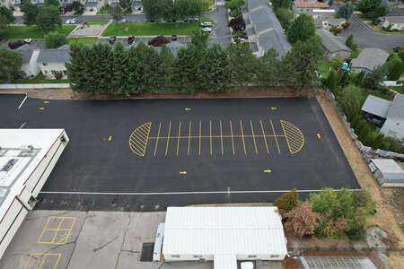 Ramsey Magnet School Parking Lot - Back in Coeur d' Alene