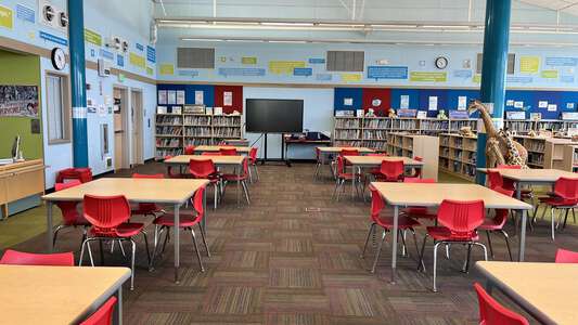 Kimbrough Elementary School Library in San Diego