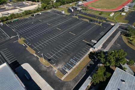 Cypress Lake High School Parking Lot  1 in Fort Myers