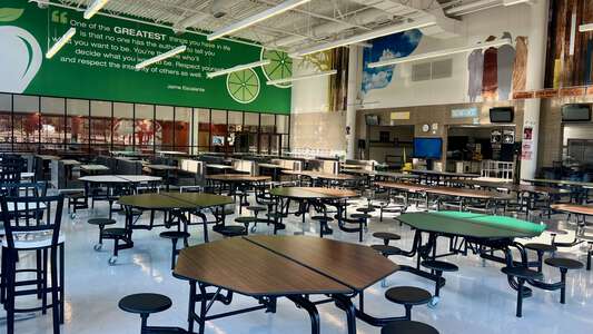 Zan Wesley Holmes Jr Middle School Cafeteria in Dallas