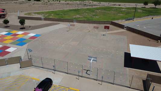 Campestre Elementary School Outdoor Basketball Courts in Socorro 2
