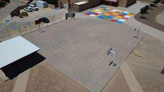 Campestre Elementary School Outdoor Basketball Courts in Socorro 3