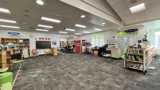 Bayside Elementary School Library in Virginia Beach