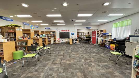 Bayside Elementary School Library in Virginia Beach