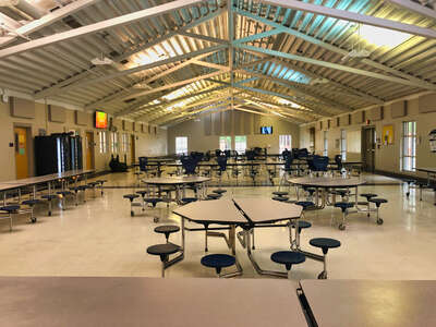Woodlawn High School Cafeteria in Baton Rouge