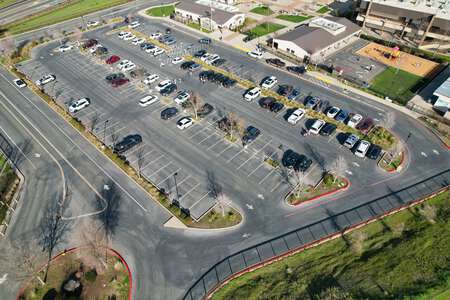 Cosumnes River Elementary School Parking Lot in Sloughhouse