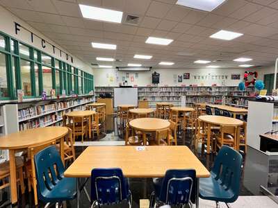Zora Neale Hurston Elementary School Library in Miami