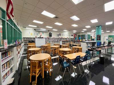 Zora Neale Hurston Elementary School Library in Miami