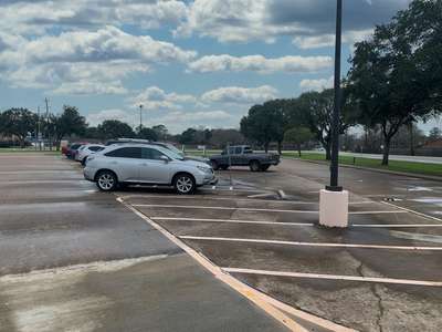 Navarro Middle School Parking Lot - Side in Rosenberg