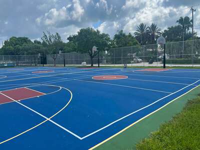 Palmetto Middle School Outdoor Basketball Courts in Pinecrest