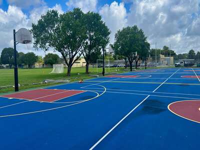 Palmetto Middle School Outdoor Basketball Courts in Pinecrest