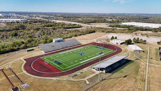 Wilmer-Hutchins Eagle Stadium Football Stadium (Turf) in Dallas 3
