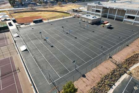 Chaparral High School Outdoor Basketball Courts in Las Vegas