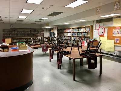 Ivy Hill Elementary School Library in Newark