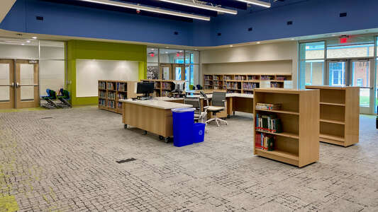 Casis Elementary School Library in Austin