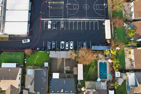 Isabelle Jackson Elementary School Parking Lot - Back in Sacramento