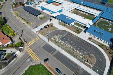 Lorin Eden Elementary School Parking Lot in Hayward 2