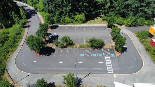 Trillium Creek Primary School Parking Lot - Back in West Linn