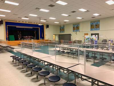 McBee Elementary School Cafeteria w/ Stage in Austin