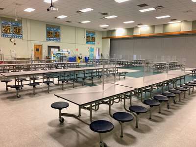 McBee Elementary School Cafeteria w/ Stage in Austin