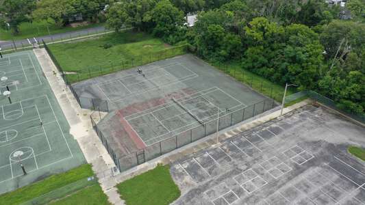 R. B. Stewart Middle School Tennis Courts in Zephyrhills