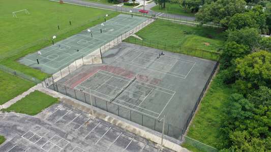 R. B. Stewart Middle School Tennis Courts in Zephyrhills