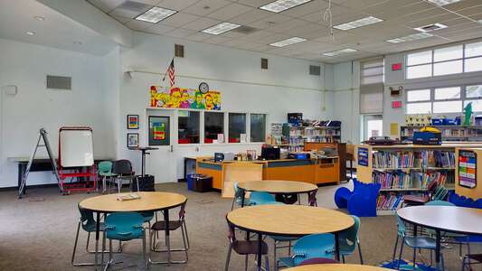 Silver Gate Elementary School Library in San Diego