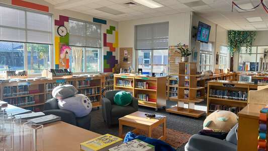 Cane Bay Middle School Media Center in Summerville