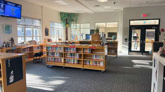 Cane Bay Middle School Media Center in Summerville