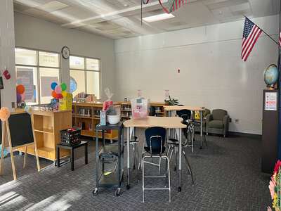 Cane Bay Middle School Media Center in Summerville