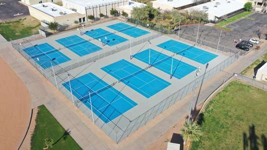 Mesquite Junior High School Tennis Courts in Gilbert