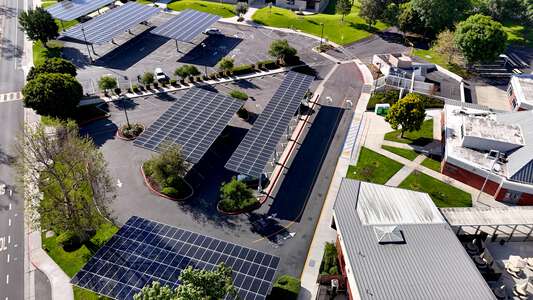 Deerfield Elementary School Parking Lot - Front in Irvine