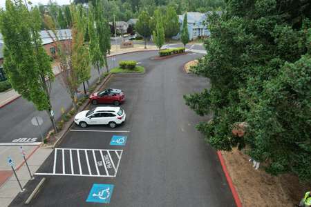 Scholls Heights Elementary School Parking Lot in Beaverton