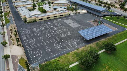 Nancy R. Kordyak Elementary School Blacktop / Basketball Courts in Fontana 5