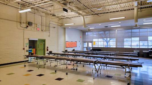Dolores Gonzales Elementary School Cafeteria in Albuquerque