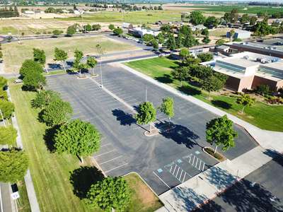 Enochs High School Parking Lot 2 - J Building Lot in Modesto