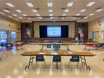 Sam Brannan Middle School Cafeteria in Sacramento 2