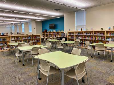 Whispering Oak Elementary School Media Center in Winter Garden