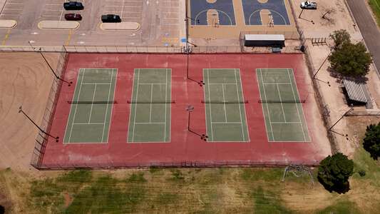 Capt. Walter E. Clarke Middle School Tennis Courts in El Paso 2