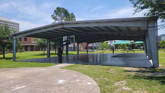 School At St George Place Outdoor Basketball Courts in Houston