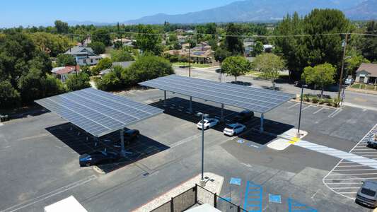 Upland Jr. High School Parking Lot in Upland 2