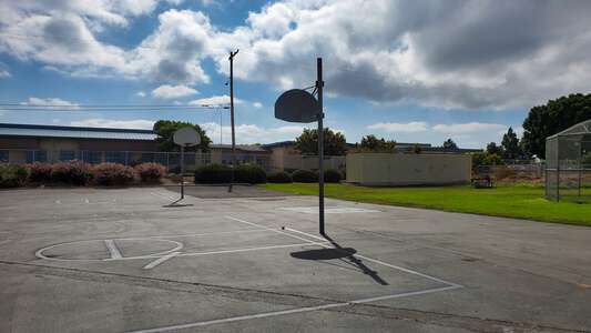 Vista Square Elementary School Outdoor Basketball Courts in Chula Vista
