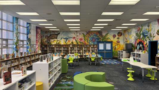Kingston Elementary School Library in Virginia Beach