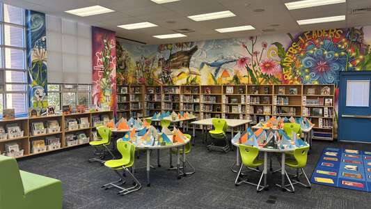 Kingston Elementary School Library in Virginia Beach