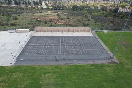 Challenger Middle School Tennis Courts in San Diego