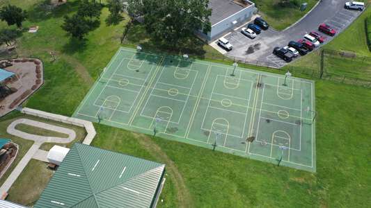 Richey Elementary School Outdoor Basketball Courts in New Port Richey